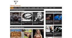 Desktop Screenshot of martianherald.com